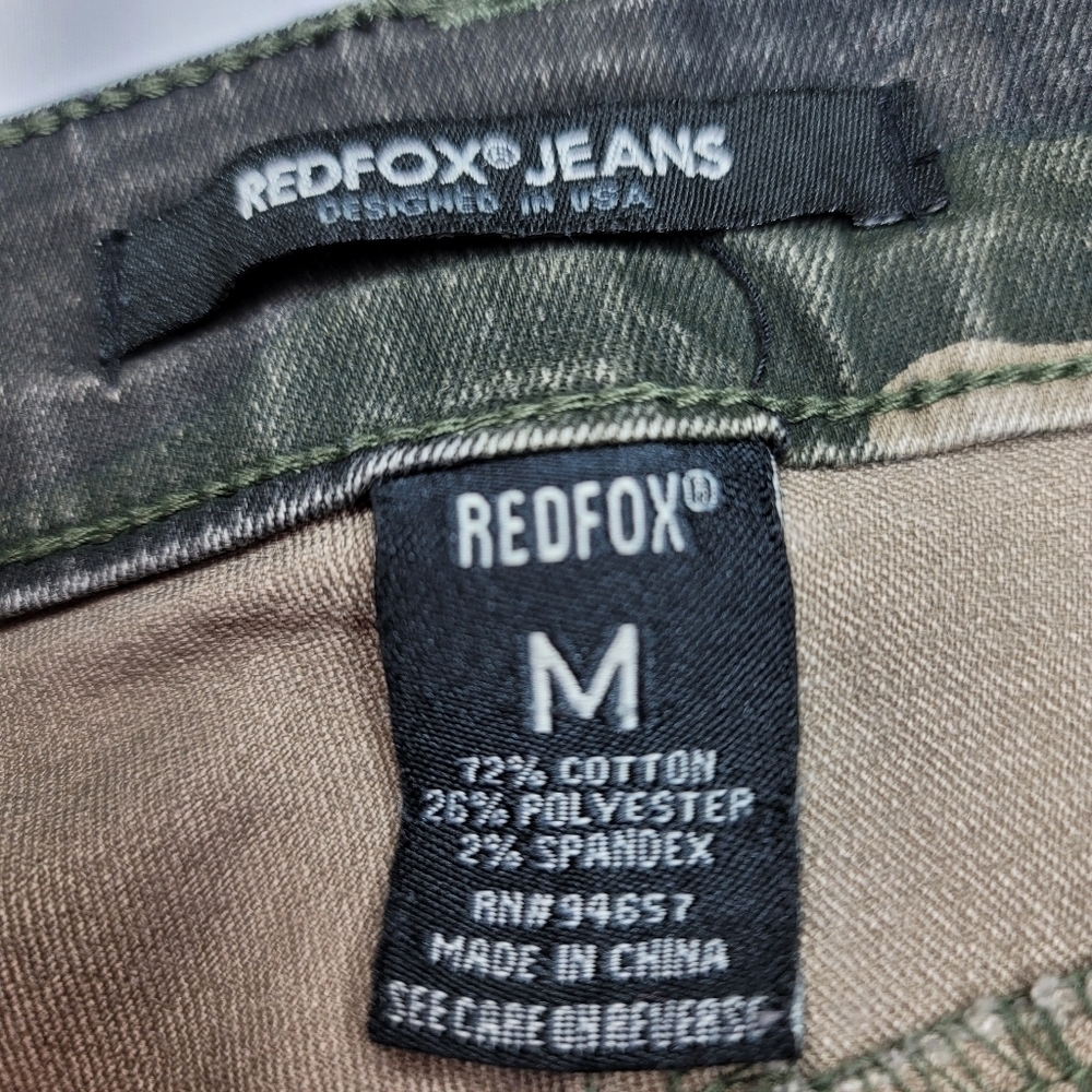 Redfox Jeans Stretch Camo Skinny Jeans Women's Size Medium - Picture 6 of 14